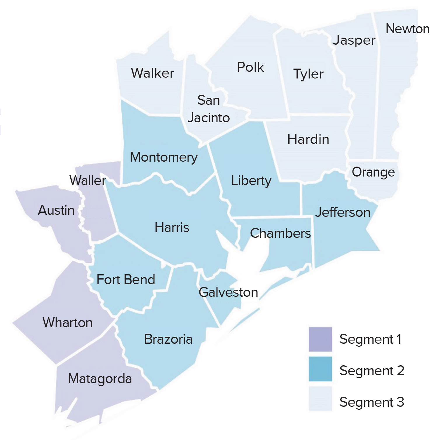 Service Area - Community Health Choice